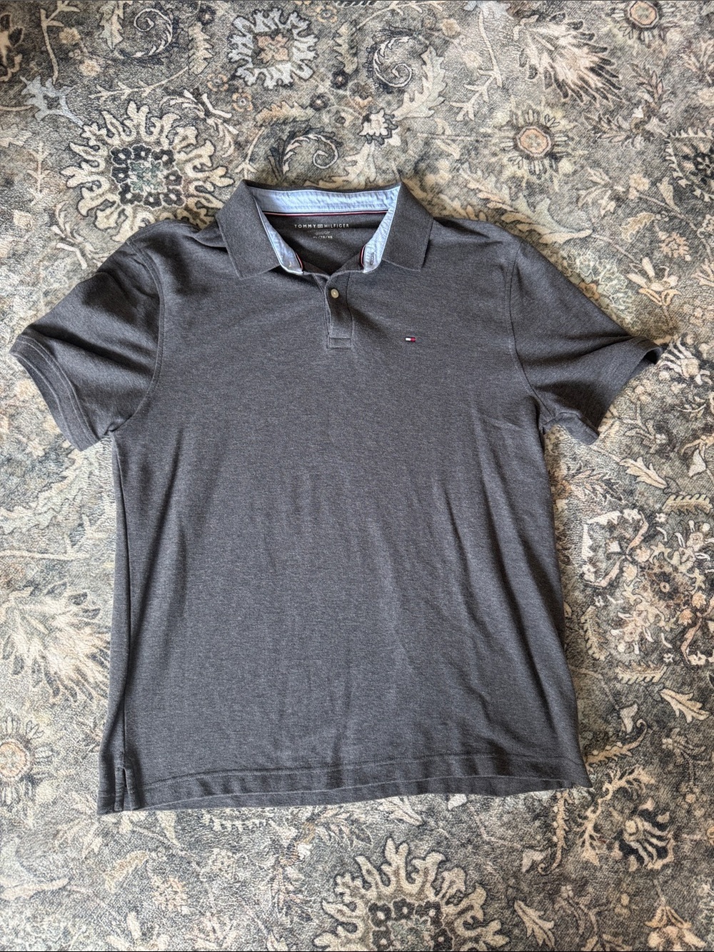 Tommy Hilfiger Men’s Dark Gray Polo